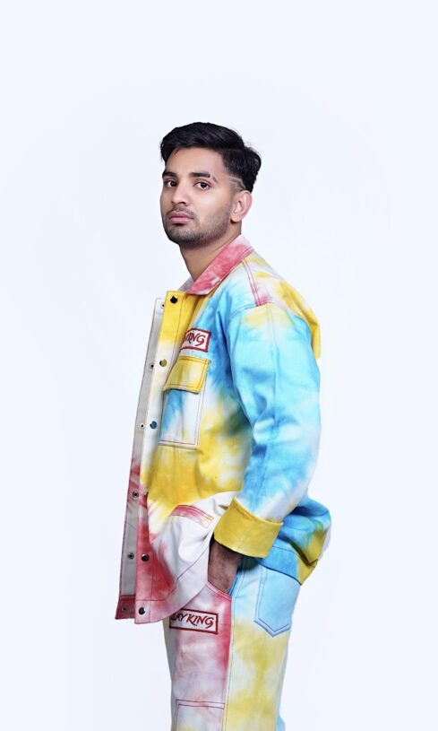 Tie-Dye Denim Jacket - Image 3