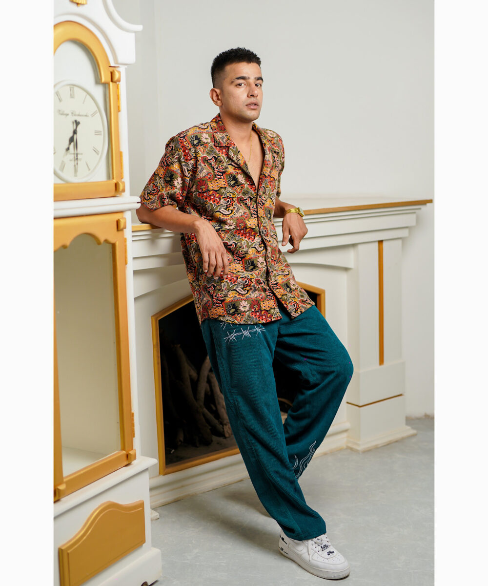 Corduroy trousers, green - shop online | Women | FRANKEN & Cie.