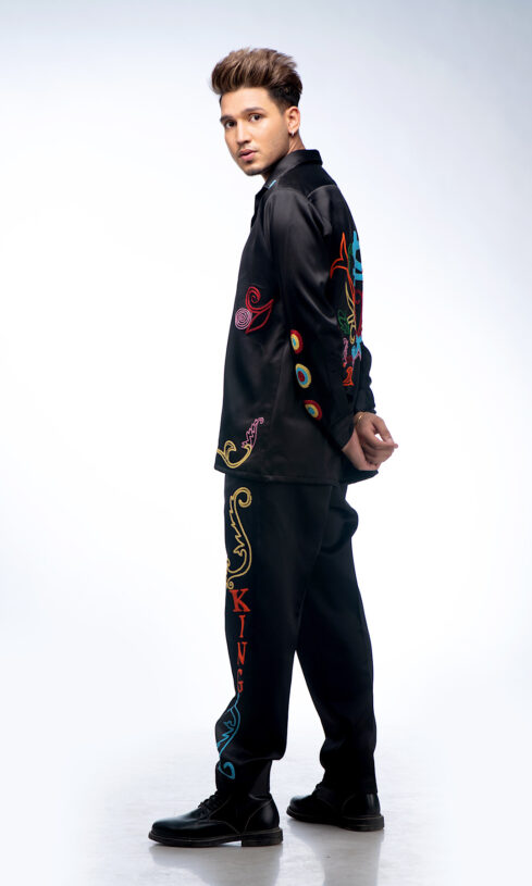 Multicoloured Embroidered Pants - Image 3