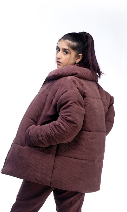 Corduroy Puffer Jacket - Image 3