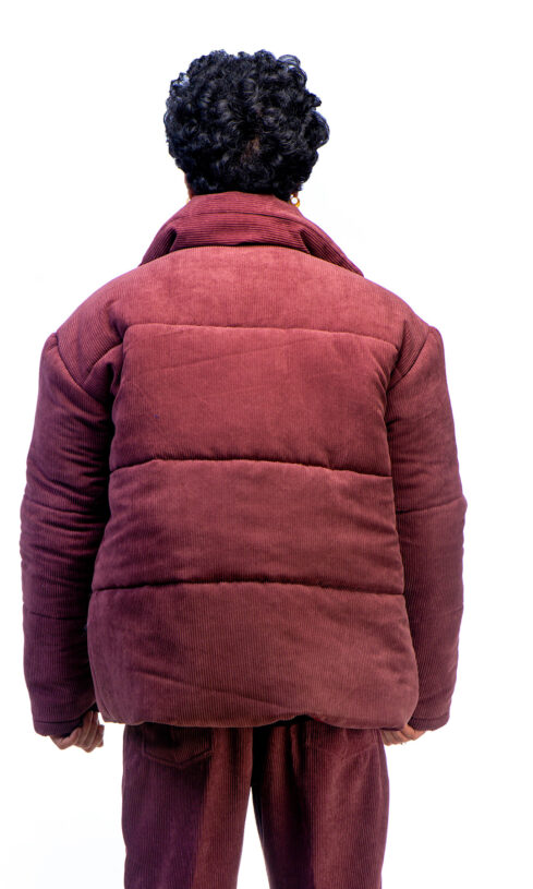 Corduroy Puffer Jacket - Image 3