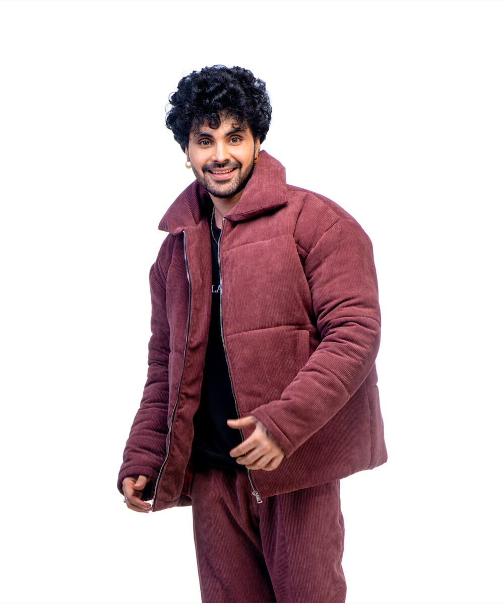 Puffer corduroy jacket best sale