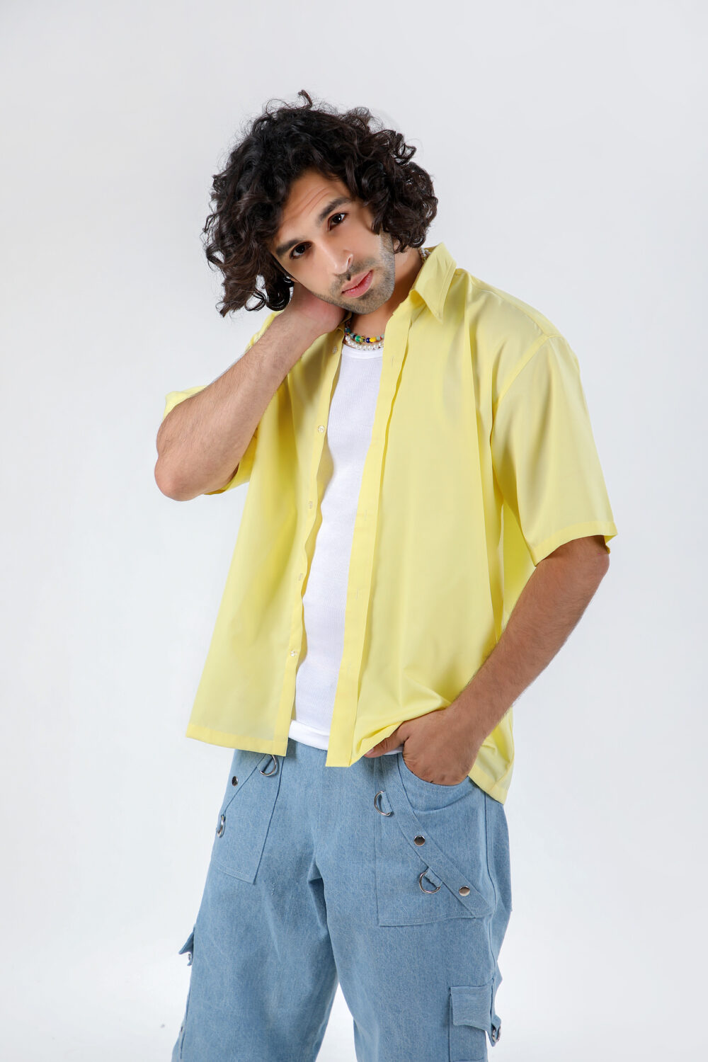 Buy Yellow Crew Neck T-shirt for Men