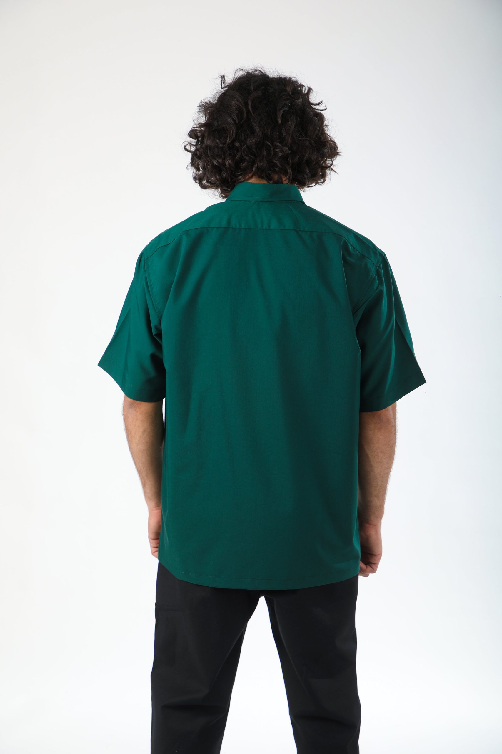 Relaxed-Fit Green Shirt2